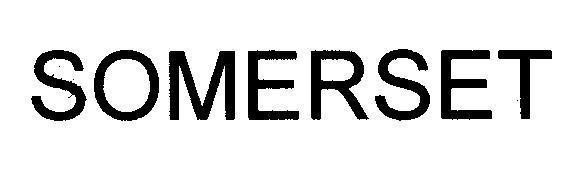 Mẫu nhãn hiệu SOMERSET