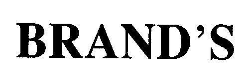 Mẫu nhãn hiệu BRAND'S