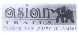 Mẫu nhãn hiệu ASIAN TRAILS BLAZING NEW PATHS IN TRAVEL