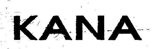 Mẫu nhãn hiệu KANA