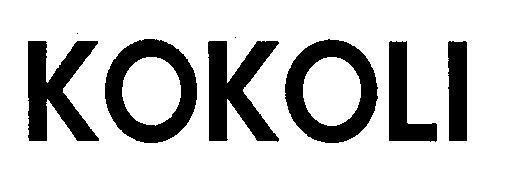 Mẫu nhãn hiệu KOKOLI