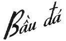 Mẫu nhãn hiệu Bầu Đá