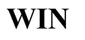 Mẫu nhãn hiệu WIN