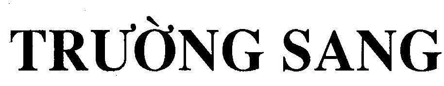 Mẫu nhãn hiệu TRƯờNG SANG