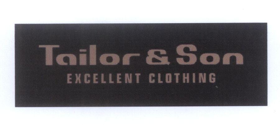 Mẫu nhãn hiệu TAILOR & SON EXCELLENT CLOTHING