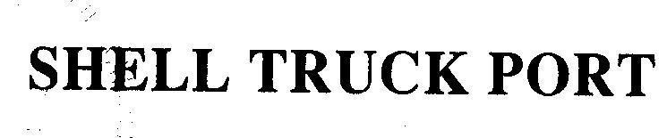Mẫu nhãn hiệu SHELL TRUCK PORT