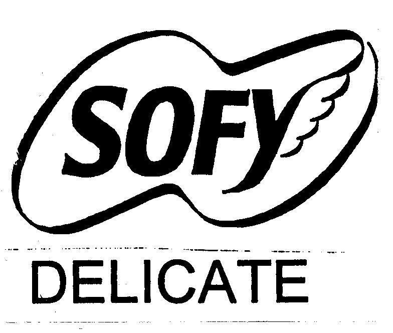 Mẫu nhãn hiệu SOFY DELICATE