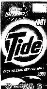 Mẫu nhãn hiệu Tide MớI SạCH Và SáNG ĐẹP LÂU HƠN