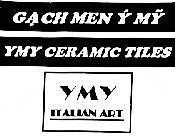 Mẫu nhãn hiệu GACH MEN ý Mỹ YMY CERAMIC TILES YMY ITALIAN ART