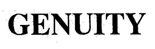 Mẫu nhãn hiệu GENUITY