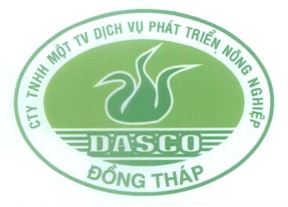 Mẫu nhãn hiệu DASCO ĐồNG THáP CTY TNHH MộT TV DịCH Vụ PHáT TRIểN NÔNG NGHIệP