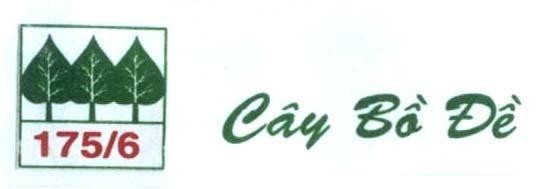 Mẫu nhãn hiệu 175/6 Cây Bồ Đề