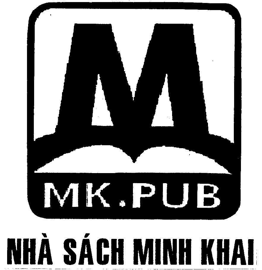 Mẫu nhãn hiệu M MK. PUB Nhà sách Minh Khai
