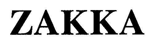 Mẫu nhãn hiệu ZAKKA