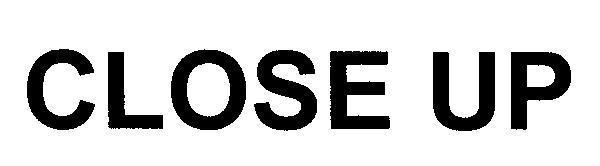 Mẫu nhãn hiệu CLOSE UP