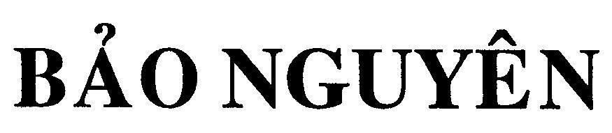 Mẫu nhãn hiệu BảO NGUYÊN