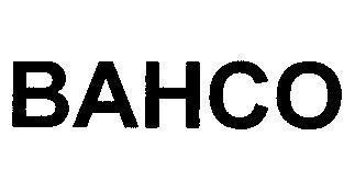 Mẫu nhãn hiệu BAHCO