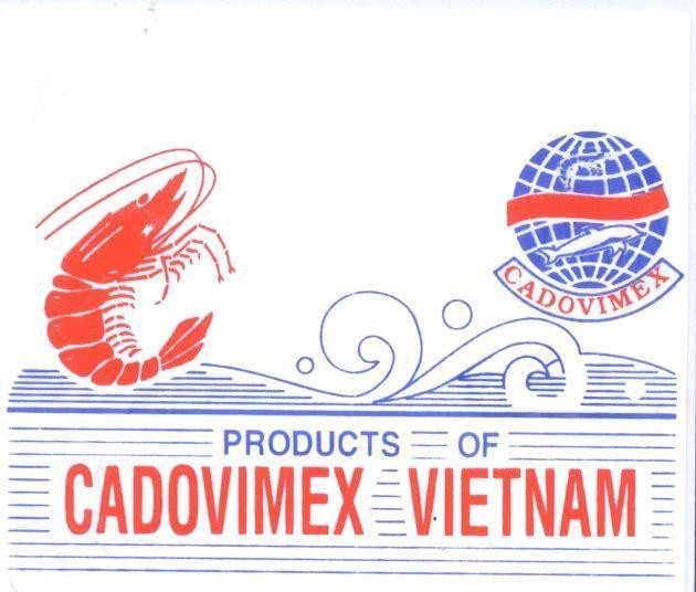 Mẫu nhãn hiệu CADOVIMEX PRODUCTS OF CADOVIMEX VIETNAM