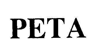 Mẫu nhãn hiệu PETA