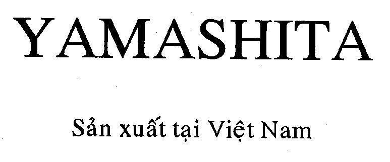 Mẫu nhãn hiệu YAMASHITA Sản xuất tại Việt Nam
