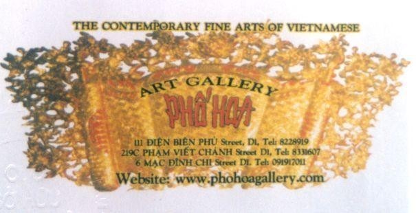 Mẫu nhãn hiệu ART GALLERY PHố HOA THE CONTEMPORARY FINE ARTS OF VIETNAMESE
