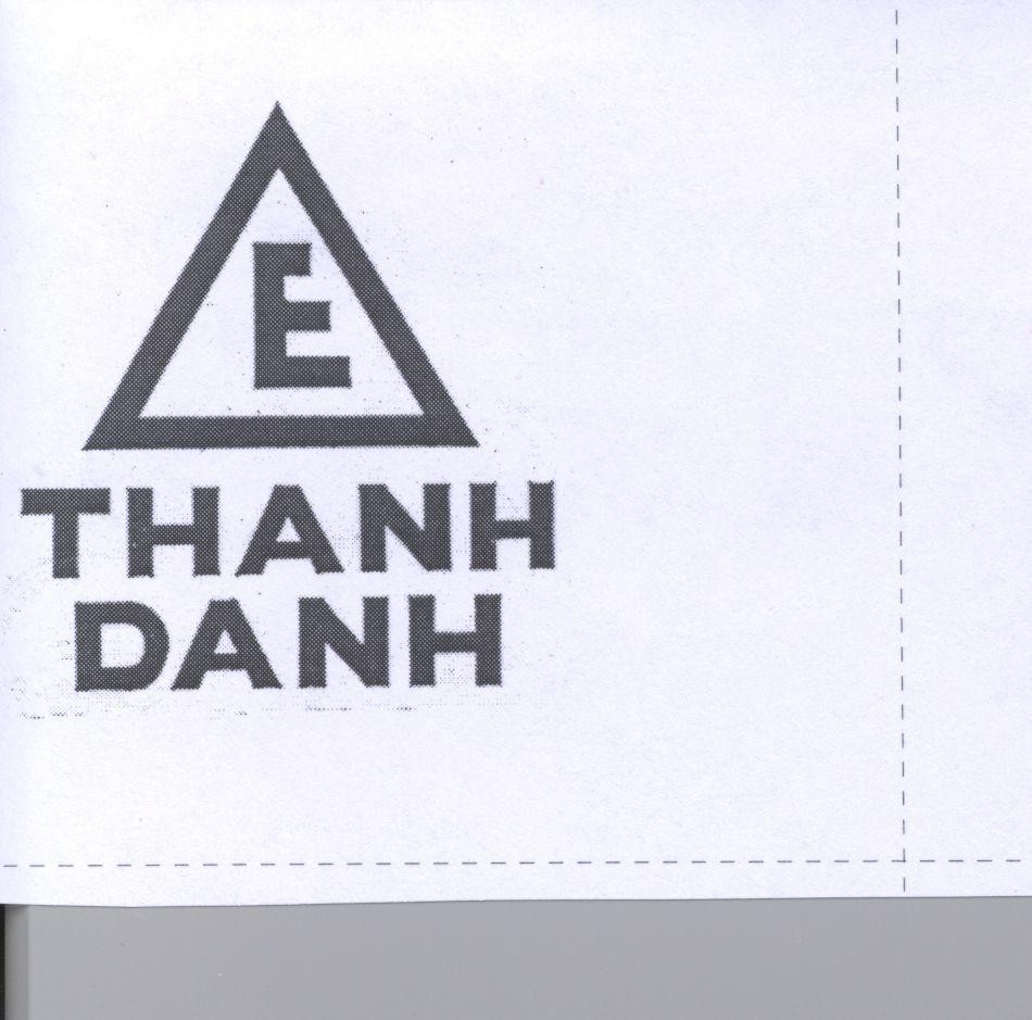 Mẫu nhãn hiệu THANH DANH