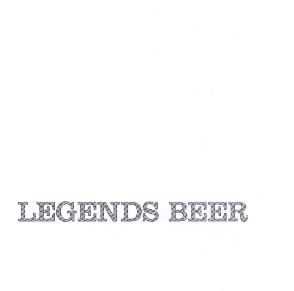 Mẫu nhãn hiệu LEGENDS BEER