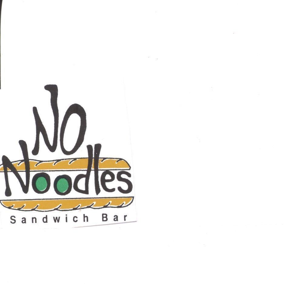 Mẫu nhãn hiệu No Noodles Sandwich Bar
