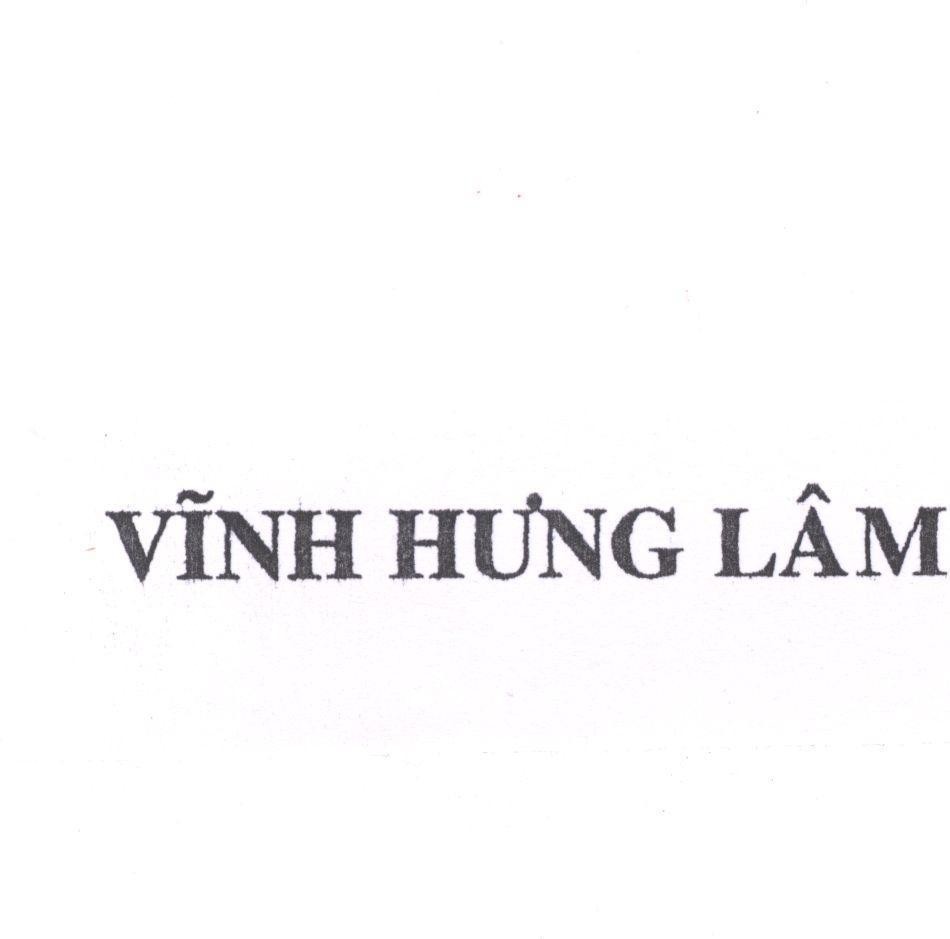 Mẫu nhãn hiệu VĩNH HƯNG LÂM