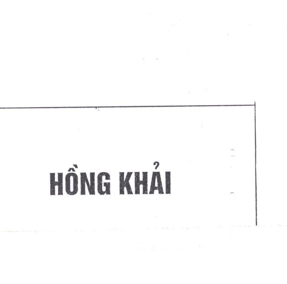 Mẫu nhãn hiệu Hồng Khải