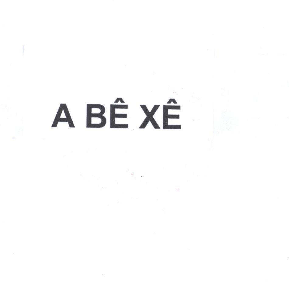 Mẫu nhãn hiệu A BÊ XÊ