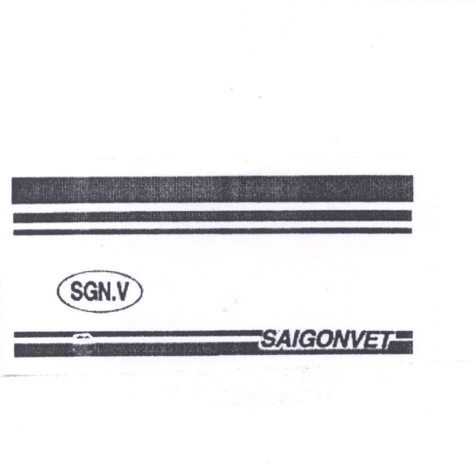 Mẫu nhãn hiệu SAIGONVET SGN.V