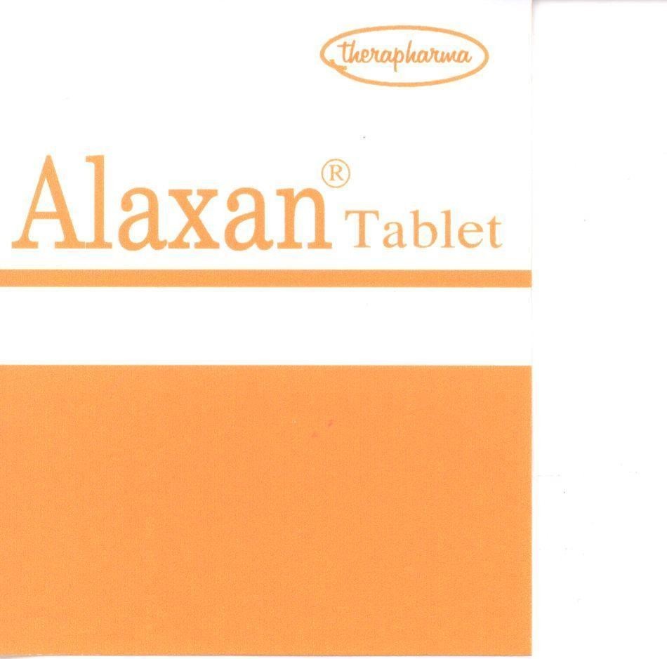 Mẫu nhãn hiệu Alaxan Tablet Therapharma
