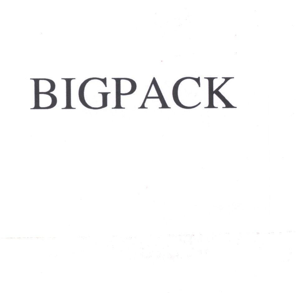 Mẫu nhãn hiệu BIGPACK