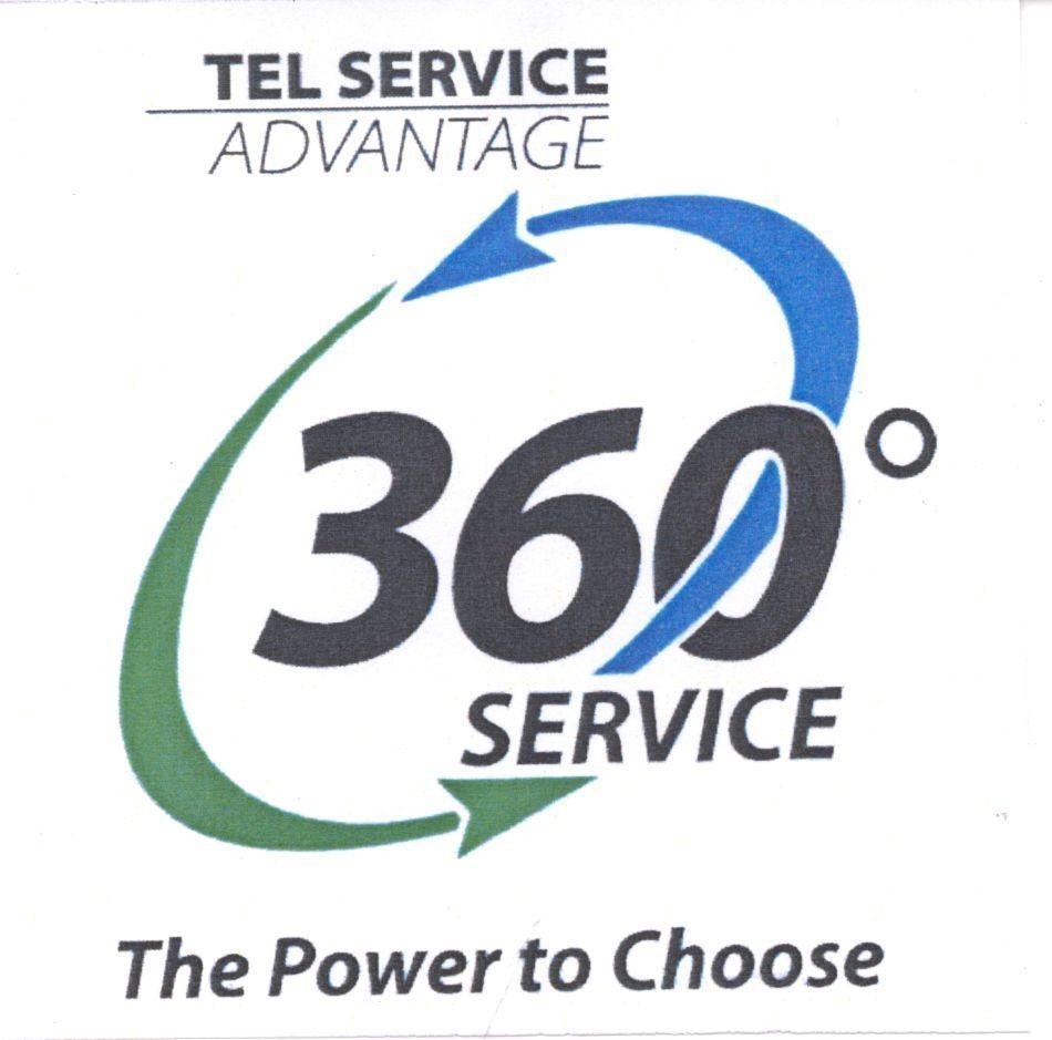 Mẫu nhãn hiệu TEL SERVICE ADVANTAGE 360o The Power to Choose