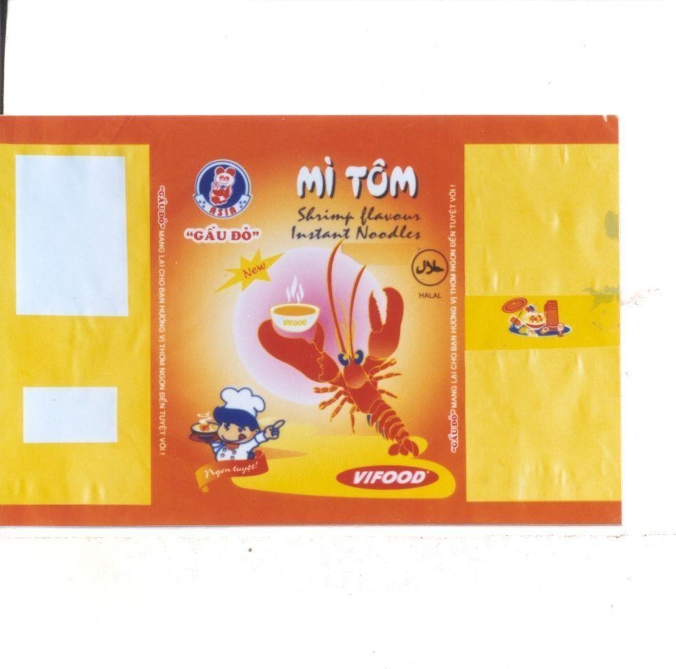 Mẫu nhãn hiệu HALAL GÂU Đỏ VIFOOD