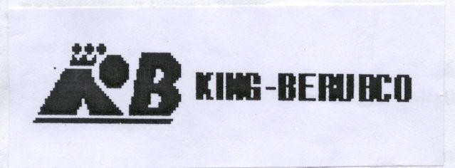 Mẫu nhãn hiệu AB KING-BERUBCO