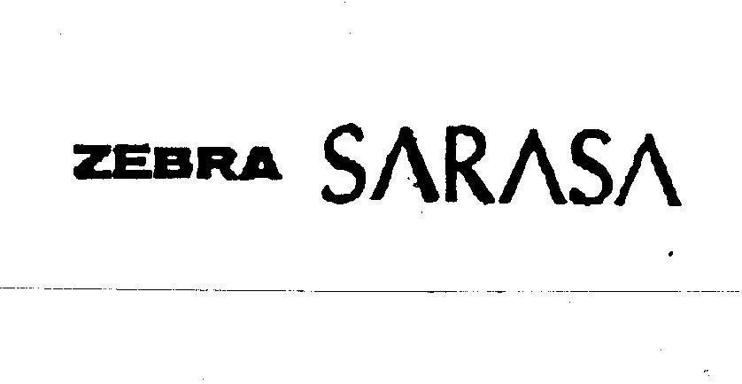 Mẫu nhãn hiệu ZEBRA SARASA