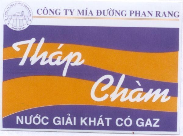 Mẫu nhãn hiệu Tháp Chàm CTY MíA ĐƯờNG PHAN RANG nước giải khát có gaz