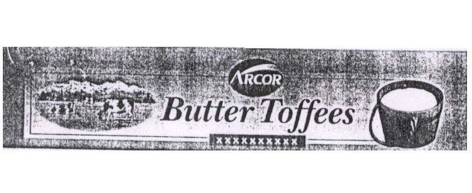 Mẫu nhãn hiệu ARCOR BUTTER TOFFEES