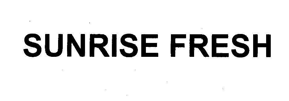 Mẫu nhãn hiệu SUNRISE FRESH
