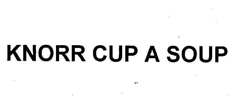 Mẫu nhãn hiệu KNORR CUP A SOUP
