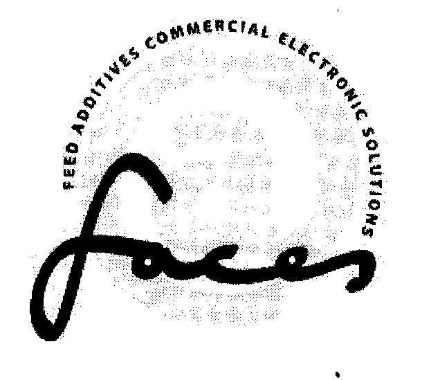 Mẫu nhãn hiệu FACES FEED ADDITIVES COMMERCIAL ELECTRONIC SOLUTIONS
