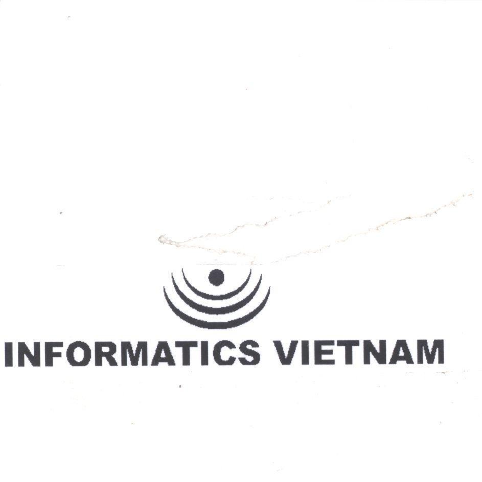 Mẫu nhãn hiệu INFORMATICS VIETNAM