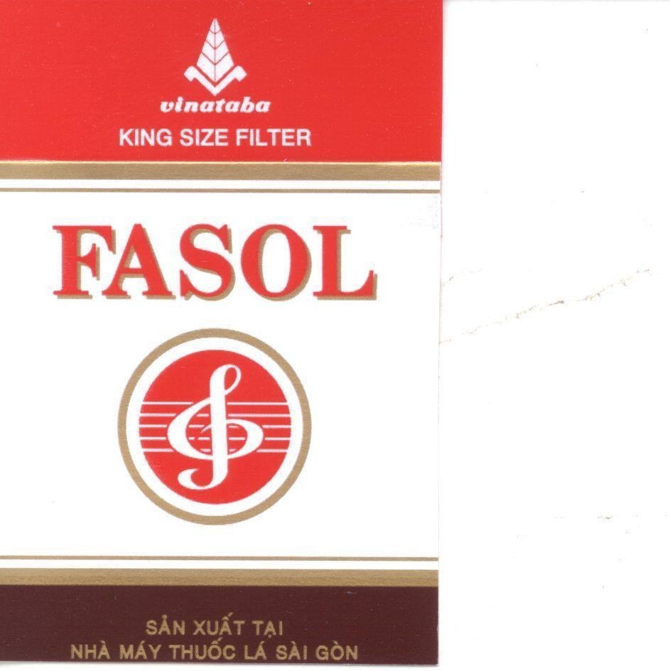 Mẫu nhãn hiệu VINATABA FASOL NHà MáY THUốC Lá SàI GòN