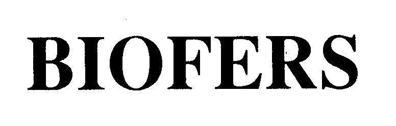 Mẫu nhãn hiệu BIOFERS
