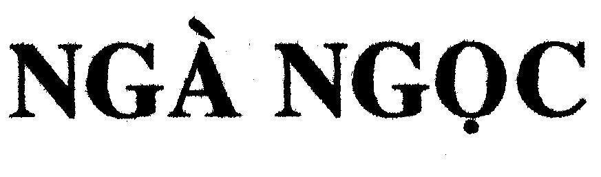 Mẫu nhãn hiệu Ngà Ngọc