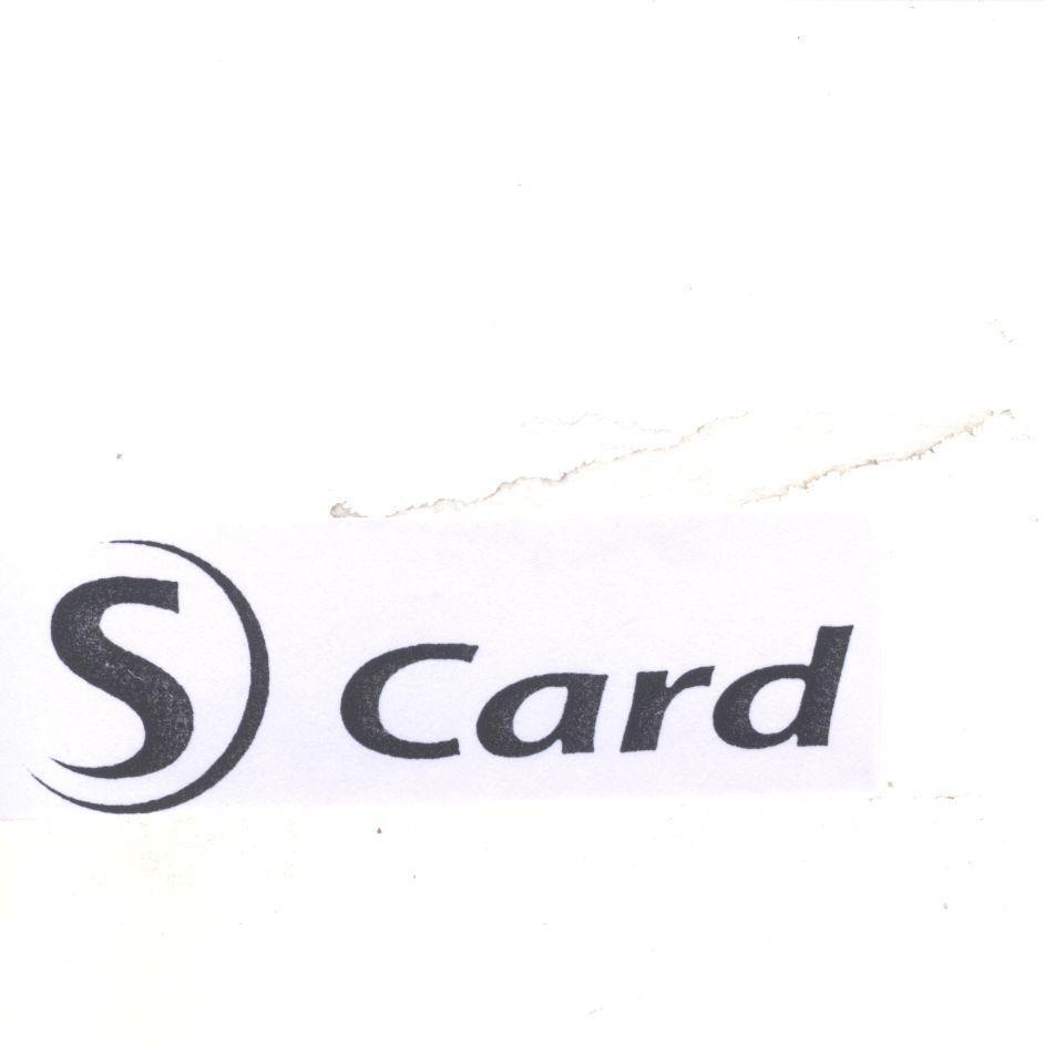 Mẫu nhãn hiệu S CARD