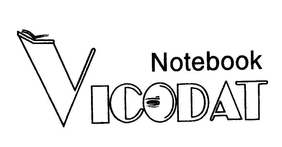 Mẫu nhãn hiệu NOTEBOOK VICODAT