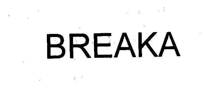 Mẫu nhãn hiệu BREAKA